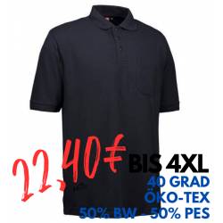 ARBEITS-POLO-SHIRT HERREN | 520 von ID / Farbe: navy / 50% BAUMWOLLE 50% POLYESTER - | MEIN-KASACK.de | kasack | kasacks