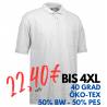 ARBEITS-POLO-SHIRT HERREN | 520 von ID / Farbe: grau / 50% BAUMWOLLE 50% POLYESTER - | MEIN-KASACK.de | kasack | kasacks