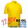 ARBEITS-POLO-SHIRT HERREN | 520 von ID / Farbe: gelb / 50% BAUMWOLLE 50% POLYESTER - | MEIN-KASACK.de | kasack | kasacks