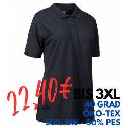 ARBEITS-POLO-SHIRT DAMEN| 521 von ID / Farbe: navy / 50% BAUMWOLLE 50% POLYESTER - | MEIN-KASACK.de | kasack | kasacks |