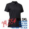 ARBEITS-POLO-SHIRT DAMEN | STRETCH 527 von ID / Farbe: schwarz / 95% BAUMWOLLE 5% ELASTHAN - | MEIN-KASACK.de | kasack |