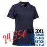 ARBEITS-POLO-SHIRT DAMEN | STRETCH 527 von ID / Farbe: navy / 95% BAUMWOLLE 5% ELASTHAN - | MEIN-KASACK.de | kasack | ka