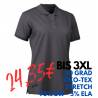 ARBEITS-POLO-SHIRT DAMEN | STRETCH 527 von ID / Farbe: koks / 95% BAUMWOLLE 5% ELASTHAN - | MEIN-KASACK.de | kasack | ka