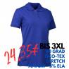 ARBEITS-POLO-SHIRT DAMEN | STRETCH 527 von ID / Farbe: königsblau / 95% BAUMWOLLE 5% ELASTHAN - | MEIN-KASACK.de | kasac