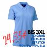 ARBEITS-POLO-SHIRT DAMEN | STRETCH 527 von ID / Farbe: hellblau / 95% BAUMWOLLE 5% ELASTHAN - | MEIN-KASACK.de | kasack 