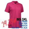 ARBEITS-POLO-SHIRT DAMEN | STRETCH 527 von ID / Farbe: cerise / 95% BAUMWOLLE 5% ELASTHAN - | MEIN-KASACK.de | kasack | 