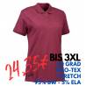 ARBEITS-POLO-SHIRT DAMEN | STRETCH 527 von ID / Farbe: bordeaux / 95% BAUMWOLLE 5% ELASTHAN - | MEIN-KASACK.de | kasack 