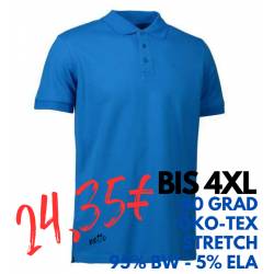 ARBEITS-POLO-SHIRT HERREN | STRETCH 525 von ID / Farbe: türkis / 95% BAUMWOLLE 5% ELASTHAN - | MEIN-KASACK.de | kasack |