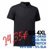 ARBEITS-POLO-SHIRT HERREN | STRETCH 525 von ID / Farbe: schwarz / 95% BAUMWOLLE 5% ELASTHAN - | MEIN-KASACK.de | kasack 