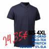 ARBEITS-POLO-SHIRT HERREN | STRETCH 525 von ID / Farbe: navy / 95% BAUMWOLLE 5% ELASTHAN - | MEIN-KASACK.de | kasack | k