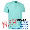 ARBEITS-POLO-SHIRT HERREN | STRETCH 525 von ID / Farbe: mint / 95% BAUMWOLLE 5% ELASTHAN - | MEIN-KASACK.de | kasack | k