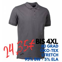 ARBEITS-POLO-SHIRT HERREN | STRETCH 525 von ID / Farbe: koks / 95% BAUMWOLLE 5% ELASTHAN - | MEIN-KASACK.de | kasack | k