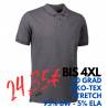 ARBEITS-POLO-SHIRT HERREN | STRETCH 525 von ID / Farbe: koks / 95% BAUMWOLLE 5% ELASTHAN - | MEIN-KASACK.de | kasack | k