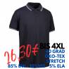 ARBEITS-POLO-SHIRT HERREN | Stretch Kontrast 522 von ID / Farbe: navy / 85% BAUMWOLLE 10% VISKOSE 5% ELASTHAN - | MEIN-K