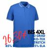 ARBEITS-POLO-SHIRT HERREN | Stretch Kontrast 522 von ID / Farbe: azur / 85% BAUMWOLLE 10% VISKOSE 5% ELASTHAN - | MEIN-K