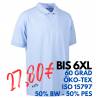 ARBEITS-POLO-SHIRT HERREN | PRO Wear 330 von ID / Farbe: hellblau / 50% BAUMWOLLE 50% POLYESTER - | MEIN-KASACK.de | kas