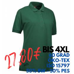 ARBEITS-POLO-SHIRT DAMEN | PRO Wear 321 von ID / Farbe: flaschengrün / 50% BAUMWOLLE 50% POLYESTER - | MEIN-KASACK.de | 