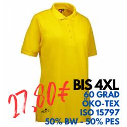 ARBEITS-POLO-SHIRT DAMEN | PRO Wear 321 von ID / Farbe: gelb / 50% BAUMWOLLE 50% POLYESTER - | MEIN-KASACK.de | kasack |