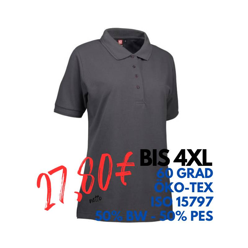 ARBEITS-POLO-SHIRT DAMEN | PRO Wear 321 von ID / Farbe: koks / 50% BAUMWOLLE 50% POLYESTER | MEIN-KASACK.de - KASACK - KASACKS