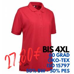 ARBEITS-POLO-SHIRT DAMEN | PRO Wear 321 von ID / Farbe: rot / 50% BAUMWOLLE 50% POLYESTER - | MEIN-KASACK.de | kasack | 