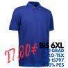 ARBEITS-POLO-SHIRT HERREN | PRO Wear 324 von ID / Farbe: königsblau / 50% BAUMWOLLE 50% POLYESTER - | MEIN-KASACK.de | k