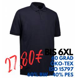 ARBEITS-POLO-SHIRT HERREN | PRO Wear 324 von ID / Farbe: navy / 50% BAUMWOLLE 50% POLYESTER - | MEIN-KASACK.de | kasack 