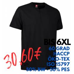 ARBEITS-POLO-SHIRT HERREN | PRO Wear CARE 374 von ID / Farbe: schwarz / 50% BAUMWOLLE 50% POLYESTER - | MEIN-KASACK.de |