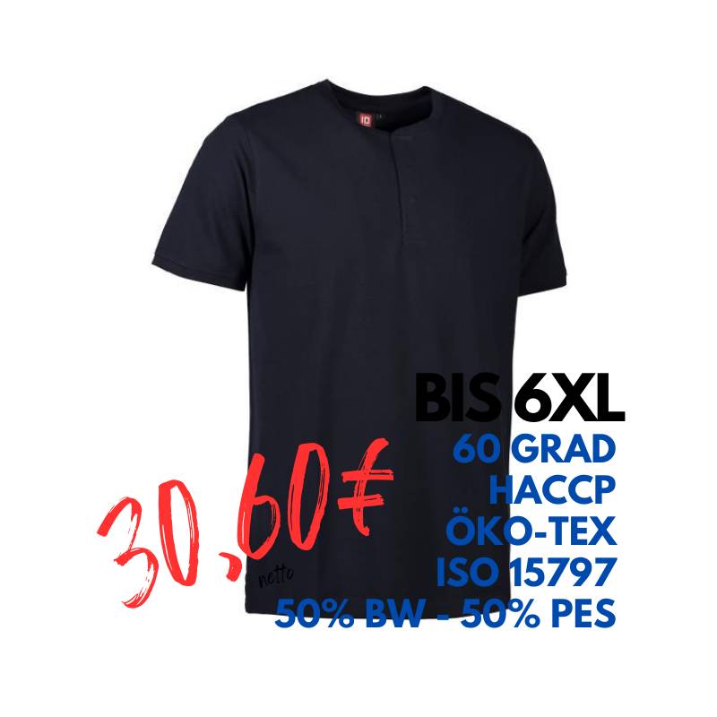 ARBEITS-POLO-SHIRT HERREN | PRO Wear CARE 374 von ID / Farbe: navy / 50% BAUMWOLLE 50% POLYESTER | MEIN-KASACK.de - KASACK - KASACKS