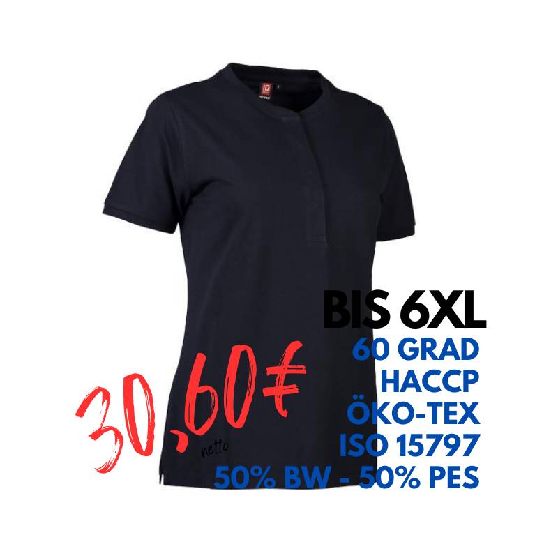 ARBEITS-POLO-SHIRT DAMEN |PRO Wear CARE 375 von ID / Farbe: navy / 50% BAUMWOLLE 50% POLYESTER | MEIN-KASACK.de - KASACK - KASACKS