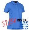 ARBEITS-POLO-SHIRT DAMEN | Business Stretch 535 von ID / Farbe: azur / 95% BAUMWOLLE 5% ELASTANE - | MEIN-KASACK.de | ka