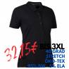 ARBEITS-POLO-SHIRT DAMEN | Business Stretch 535 von ID / Farbe: schwarz / 95% BAUMWOLLE 5% ELASTANE - | MEIN-KASACK.de |