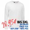 ARBEITS-SWEATSHIRT / ARBEITSPULLOVER HERREN|CORE O-Neck 615 von ID / Farbe: weiß / 50% BAUMWOLLE 50% POLYESTER - | MEIN-