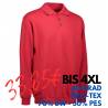 ARBEITS-SWEATSHIRT / ARBEITSPULLOVER HERREN | Classic Polo 601 von ID / Farbe: rot / 70% BAUMWOLLE 30% POLYESTER - | MEI