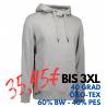 ARBEITS-HOODIE / ARBEITSPULLOVER HERREN | CORE 636 von ID / Farbe: grau-meliert / 60% BAUMWOLLE 40% POLYESTER - | MEIN-K