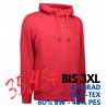 ARBEITS-HOODIE / ARBEITSPULLOVER HERREN | CORE 636 von ID / Farbe: rot / 60% BAUMWOLLE 40% POLYESTER - | MEIN-KASACK.de 