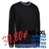 ARBEITS-SWEATSHIRT / ARBEITSPULLOVER HERREN | PRO Wear Kontrast 362 von ID / Farbe: schwarz / 60% BAUMWOLLE 40% POLYESTE