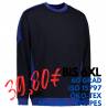 ARBEITS-SWEATSHIRT / ARBEITSPULLOVER HERREN | PRO Wear Kontrast 362 von ID / Farbe: navy / 60% BAUMWOLLE 40% POLYESTER -