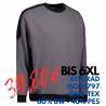 ARBEITS-SWEATSHIRT / ARBEITSPULLOVER HERREN | PRO Wear Kontrast 362 von ID / Farbe: grau / 60% BAUMWOLLE 40% POLYESTER -