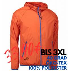 ARBEITSJACKE / WINDJACKE / WINDBREAKER 710 von ID / Farbe: orange / 100% POLYESTER - | MEIN-KASACK.de | kasack | kasacks