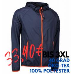 ARBEITSJACKE / WINDJACKE / WINDBREAKER 710 von ID / Farbe: navy / 100% POLYESTER - | MEIN-KASACK.de | kasack | kasacks |