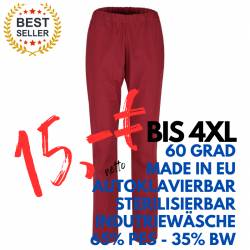 Damenhose 2648 von MEIN-KASACK.de / Farbe: weinrot / 170g/m² - 65%PES - 35%BW - | MEIN-KASACK.de | kasack | kasacks | ka