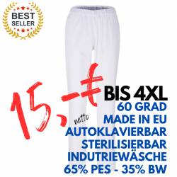 Damenhose 2648 von MEIN-KASACK.de / Farbe: weiß / 170g/m² - 65%PES - 35%BW - | MEIN-KASACK.de | kasack | kasacks | kassa