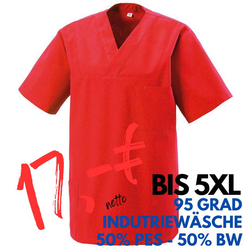 Herren -  Kasack 273 von MEIN-KASACK.de / Farbe: rot / 50% Baumwolle 50% Polyester 175 gr. | MEIN-KASACK.de - KASACK - KASACKS