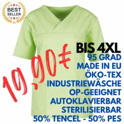 Damen-Kasack / OP - Kasack - 2700 von MEIN-KASACK.de / Farbe: apple / 50%PES - 50%Tencel - 200g/m² - | MEIN-KASACK.de | 