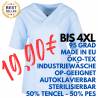 Herren-Kasack / OP - Kasack - 2700 von MEIN-KASACK.de / Farbe: hellblau / 50%PES - 50%Tencel - 200g/m² - | MEIN-KASACK.d