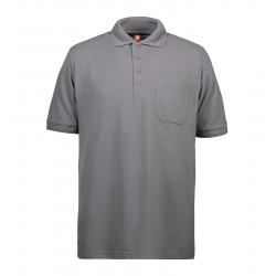 ARBEITS-POLO-SHIRT HERREN | PRO Wear 320 von ID / Farbe: grau / 50% BAUMWOLLE 50% POLYESTER - | MEIN-KASACK.de | kasack 