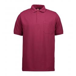 ARBEITS-POLO-SHIRT HERREN | PRO Wear 320 von ID / Farbe: bordeaux / 50% BAUMWOLLE 50% POLYESTER - | MEIN-KASACK.de | kas