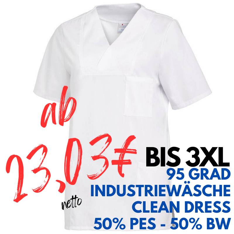 DAMEN - KASACK 2732 von LEIBER / Farbe: weiß / 50% Baumwolle 50% Polyester | MEIN-KASACK.de - KASACK - KASACKS