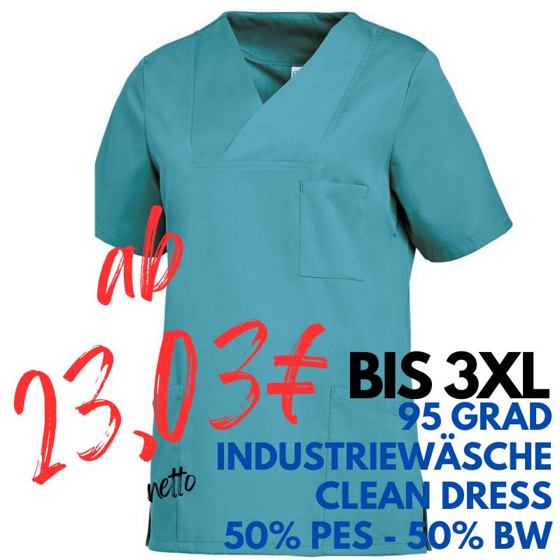 DAMEN - KASACK 2732 von LEIBER / Farbe: petrol / 50% Baumwolle 50% Polyester | MEIN-KASACK.de - KASACK - KASACKS