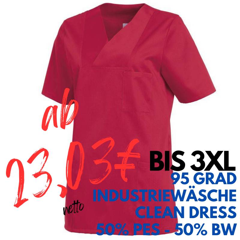 DAMEN - KASACK 2732 von LEIBER / Farbe: rot / 50% Baumwolle 50% Polyester | MEIN-KASACK.de - KASACK - KASACKS